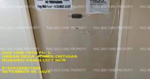 Pag-IBIG ROPA # 815202508270043 - Unit 1440 14TH - UNIT 1440 Flr L URBAN DECA HOMES ORTIGAS ROSARIO, CITY OF PASIG, NCR, SECOND DISTRICT, 1609 - Negotiated Sale on Jul. 6, 2026 - Jul. 10, 2026