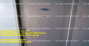 Pag-IBIG ROPA # 815202508220038 - Unit 0601 6TH - UNIT 0601 Flr. M URBAN DECA HOMES ORTIGAS ROSARIO, CITY OF PASIG, NCR, SECOND DISTRICT, 1609 - Negotiated Sale on Jun. 22, 2026 - Jun. 26, 2026