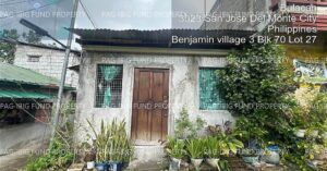 Pag-IBIG ROPA # 841202404190003 - Lot 27 Blk. 70 BENJAMIN VILLAGE III SANTO CRISTO, CITY OF SAN JOSE DEL MONTE, BULACAN, 3023 - Negotiated Sale on Jul. 6, 2026 - Jul. 10, 2026 (Occupied)