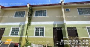 Pag-IBIG ROPA # 840202604230011 - Lot 10 Blk. 03 OLIVIA TOWNHOMES SAPANG MAISAC, MEXICO, PAMPANGA, 2021 - 2nd Public Auction on Jul. 6, 2026 - Jul. 10, 2026