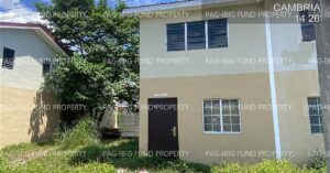 Pag-IBIG ROPA # 840202603240002 - Lot 26 Blk. 14 CAMBRIA HOMES SAN PABLO (POB.), CASTILLEJOS, ZAMBALES, 2208 - 1st Public Auction on Jul. 6, 2026 - Jul. 10, 2026