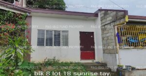 Pag-IBIG ROPA # 846202406200003 - Lot 18 Blk. 8 SUNRISE VILLAGE BAGUIO, TAYABAS CITY, QUEZON, 4327 - 1st Public Auction on Jun. 22, 2026 - Jun. 26, 2026 (Occupied)