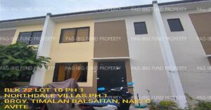 Pag-IBIG ROPA # 815202409120024 - Lot 10 Blk. 72 Phase 1 NORTHDALE VILLAS TIMALAN BALSAHAN, NAIC, CAVITE, 4110 - Negotiated Sale on Jul. 27, 2026 - Jul. 31, 2026 (Occupied)