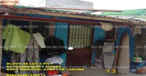 Pag-IBIG ROPA # 815202407310713 - Lot 3 Blk. 18 Phase 1 EXTRAORDINARY HOMES MAMATID, CITY OF CABUYAO, LAGUNA, 4025 - 2nd Public Auction on Jul. 27, 2026 - Jul. 31, 2026 (Occupied)