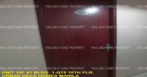 Pag-IBIG ROPA # 815202411300030 - Unit 10F-41 10TH Flr. 1-Q75 URBAN DECA HOMES MANILA BARANGAY 94, TONDO I/II, NCR, CITY OF MANILA, FIRST DISTRICT, 1012 - Negotiated Sale on Jul. 27, 2026 - Jul. 31, 2026 (Occupied)