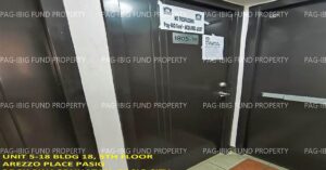 Pag-IBIG ROPA # 815202310180049 - Unit 5-18 5TH Flr. 18 AREZZO PLACE PHASE 3 PINAGBUHATAN, CITY OF PASIG, NCR, SECOND DISTRICT, 1602 - Negotiated Sale on Jul. 27, 2026 - Jul. 31, 2026