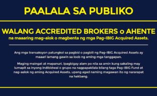 walang accredited broker o agente ang pagibig v2 16